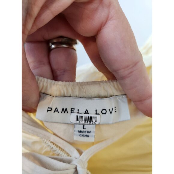 Pamela Love X RTR Cream embroidered midi dress. - Picture 6 of 8